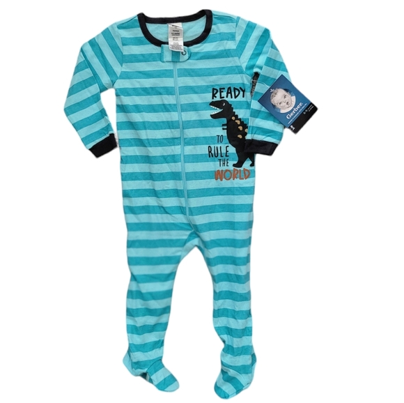 NWT Gerber Dino Blues Sleep & Play 6-9 Months - Picture 3 of 6